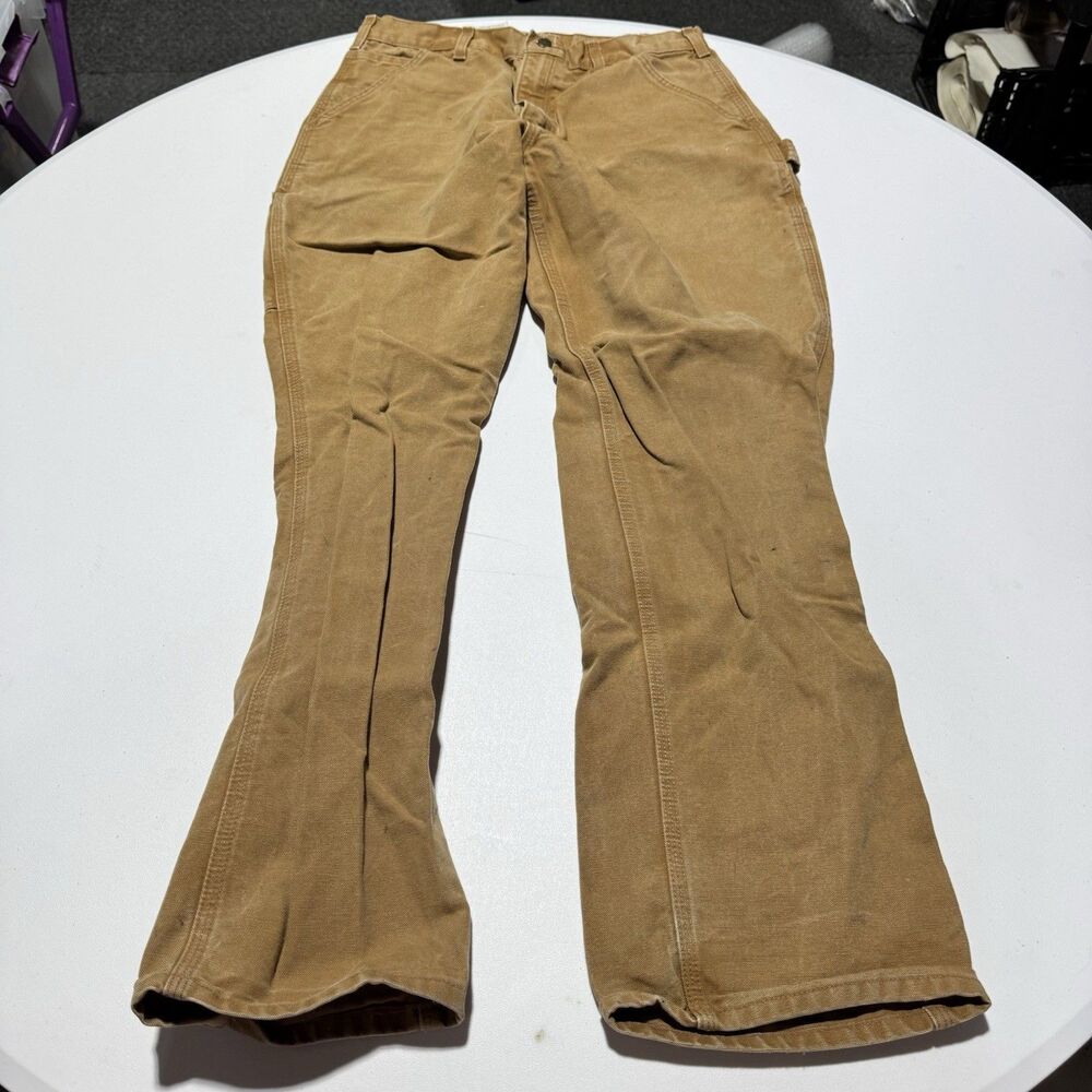 Lot of 3 Carhartt Pants Men's 32x32 Loose Original Fit Carpenter Canvas Work - Picture 2 of 16